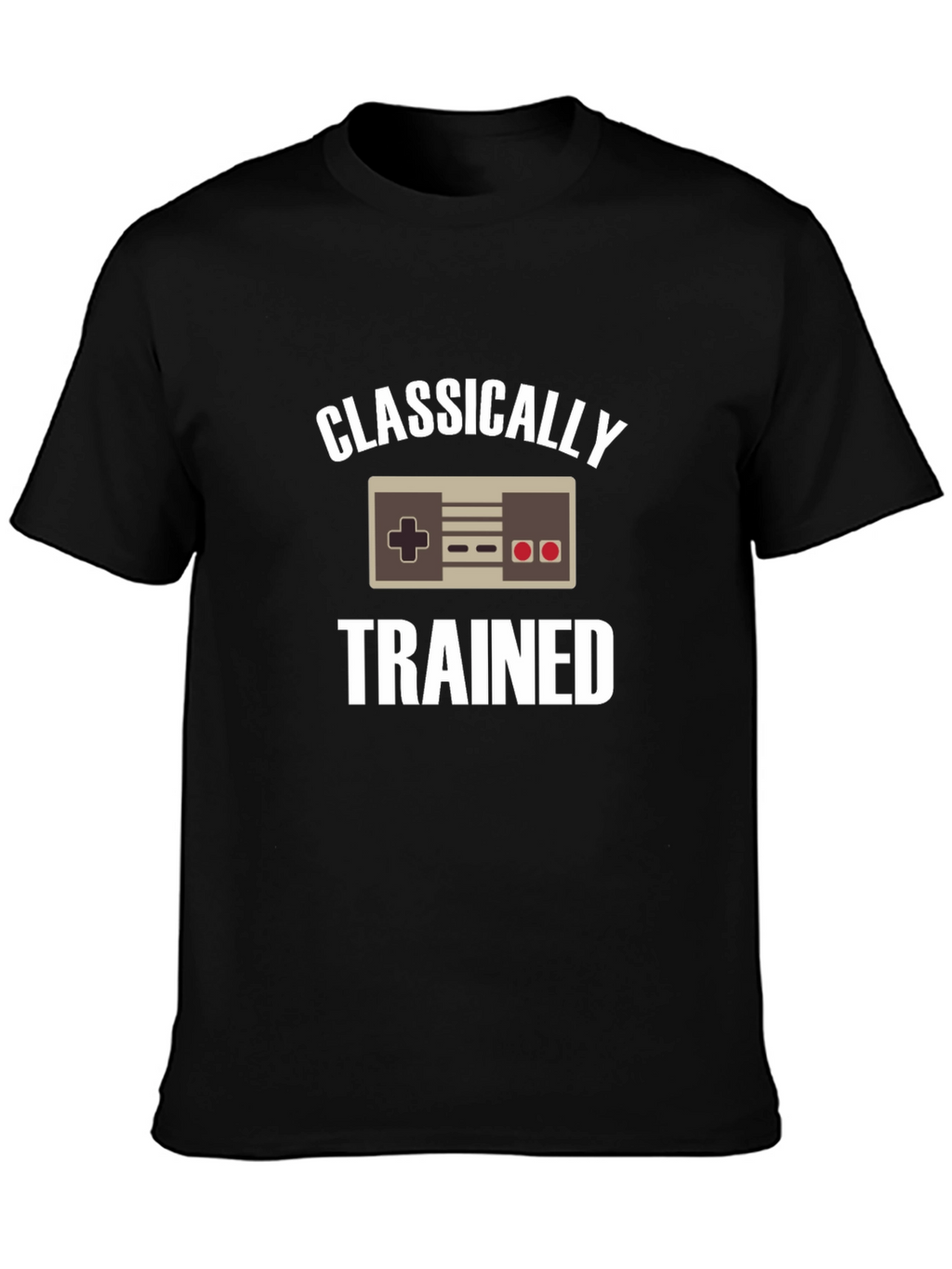 Classically Trained Gamer Black T-Shirt