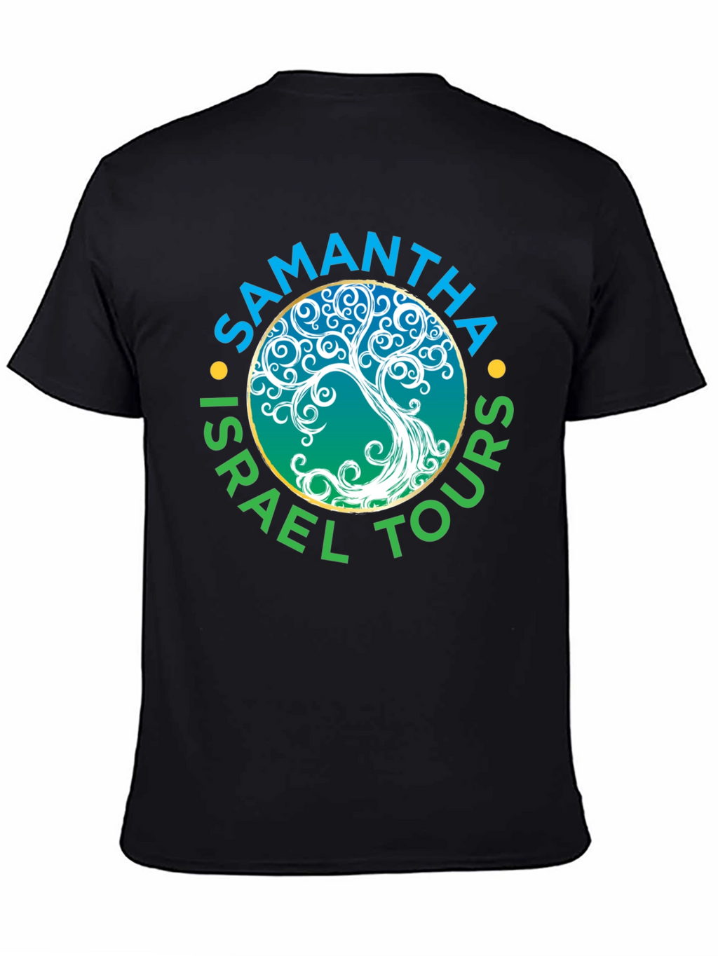 Samantha Israel Tours Black T-Shirt