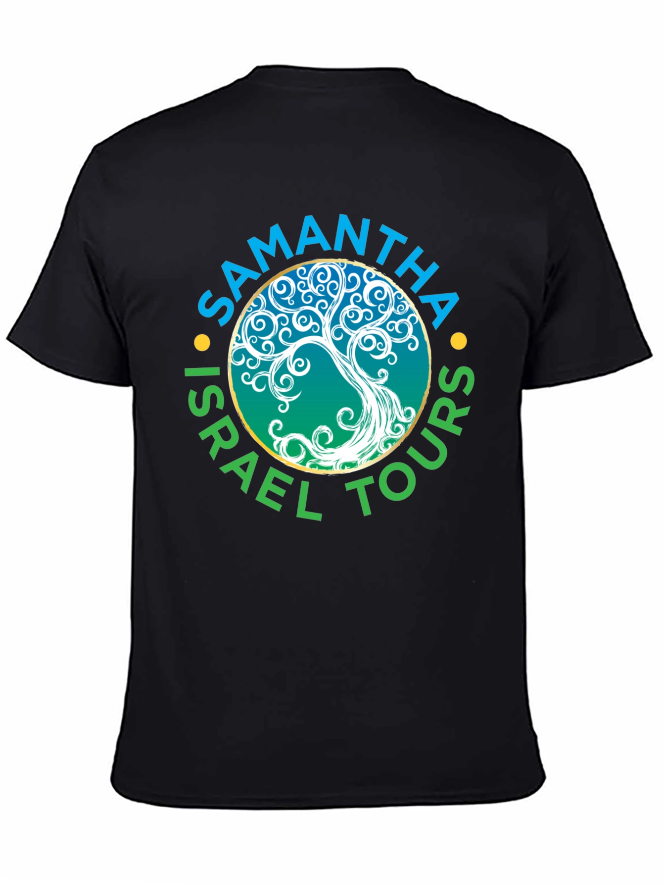 Samantha Israel Tours Black T-Shirt