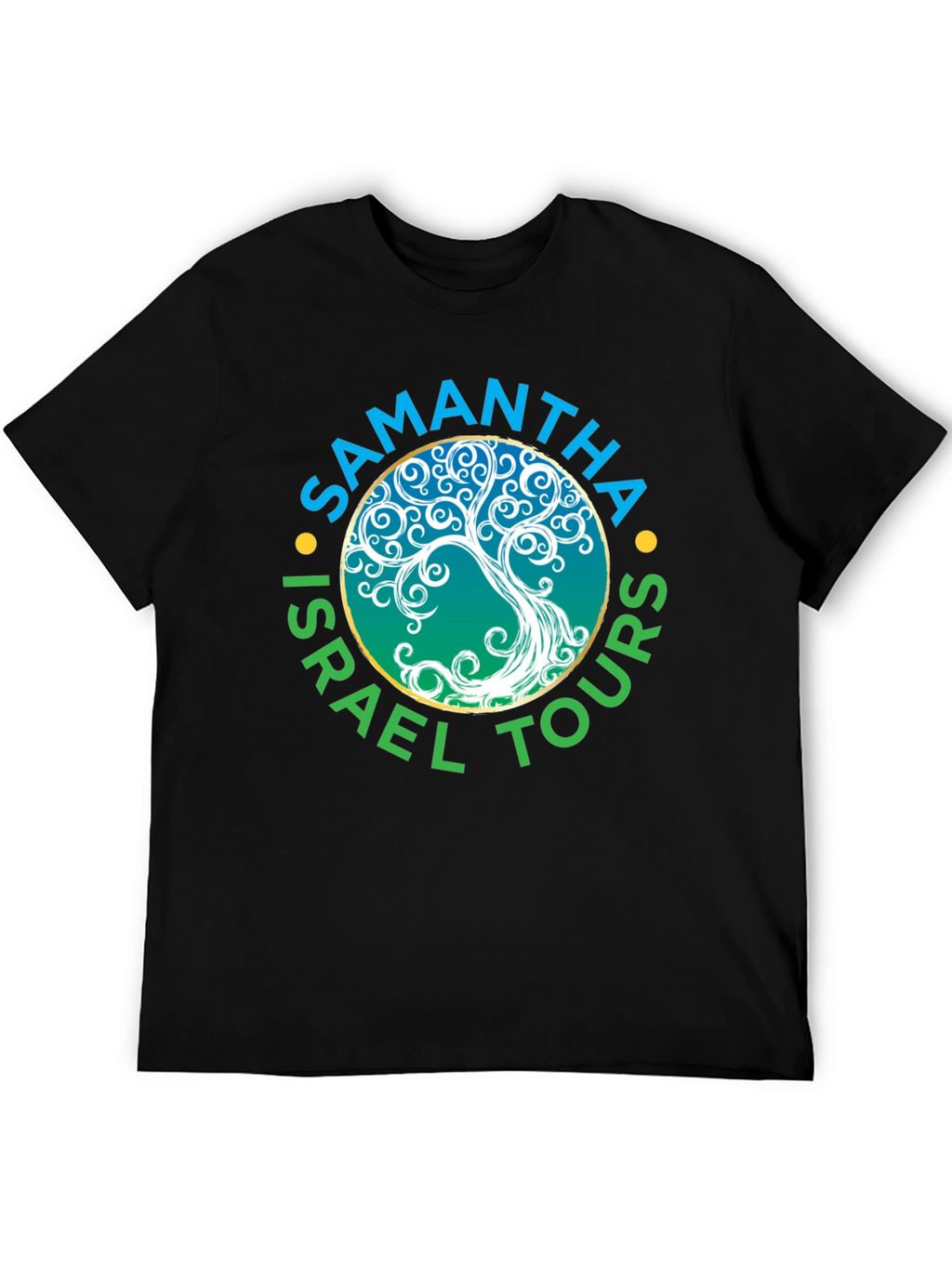 Samantha Israel Tours Black T-Shirt