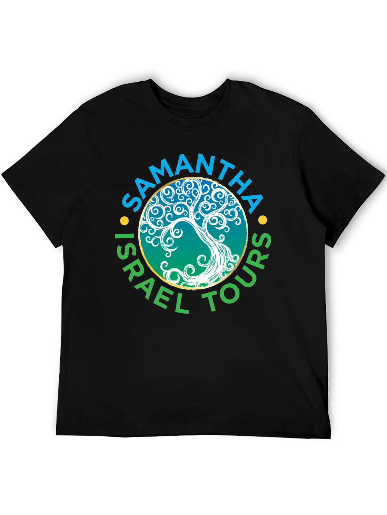 Samantha Israel Tours Black T-Shirt