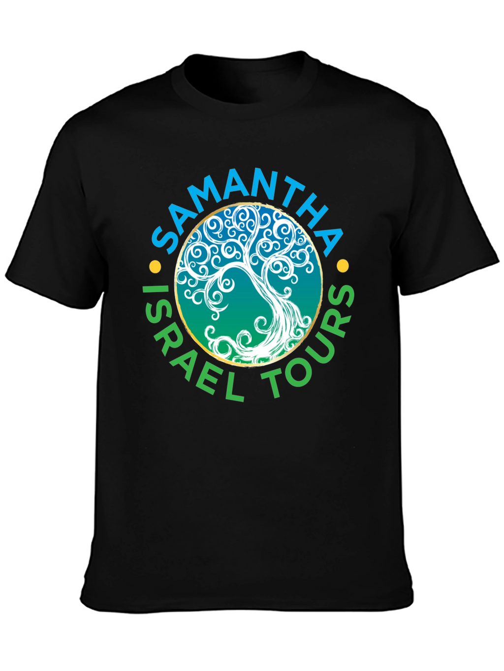 Samantha Israel Tours Black T-Shirt