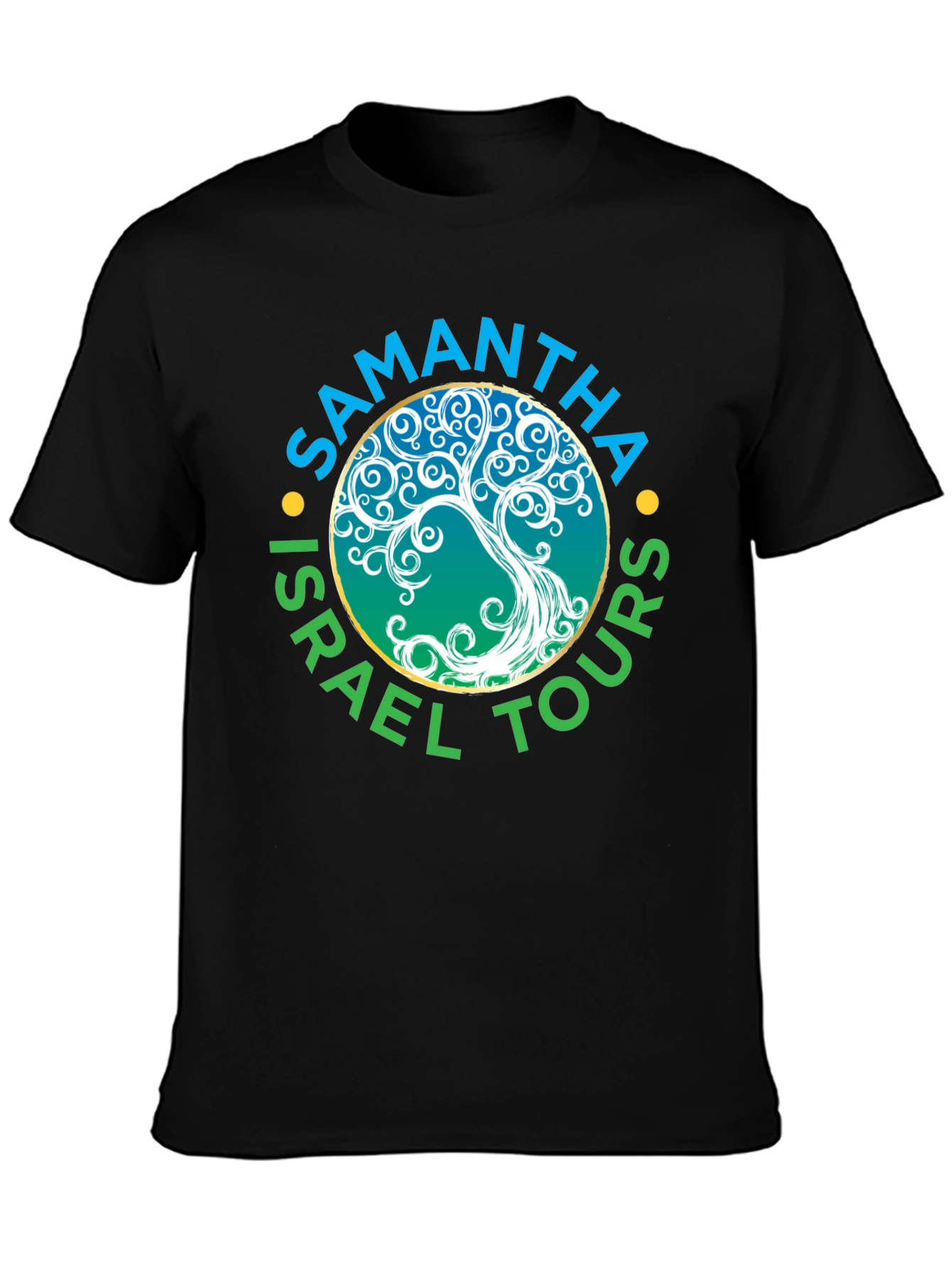 Samantha Israel Tours Black T-Shirt