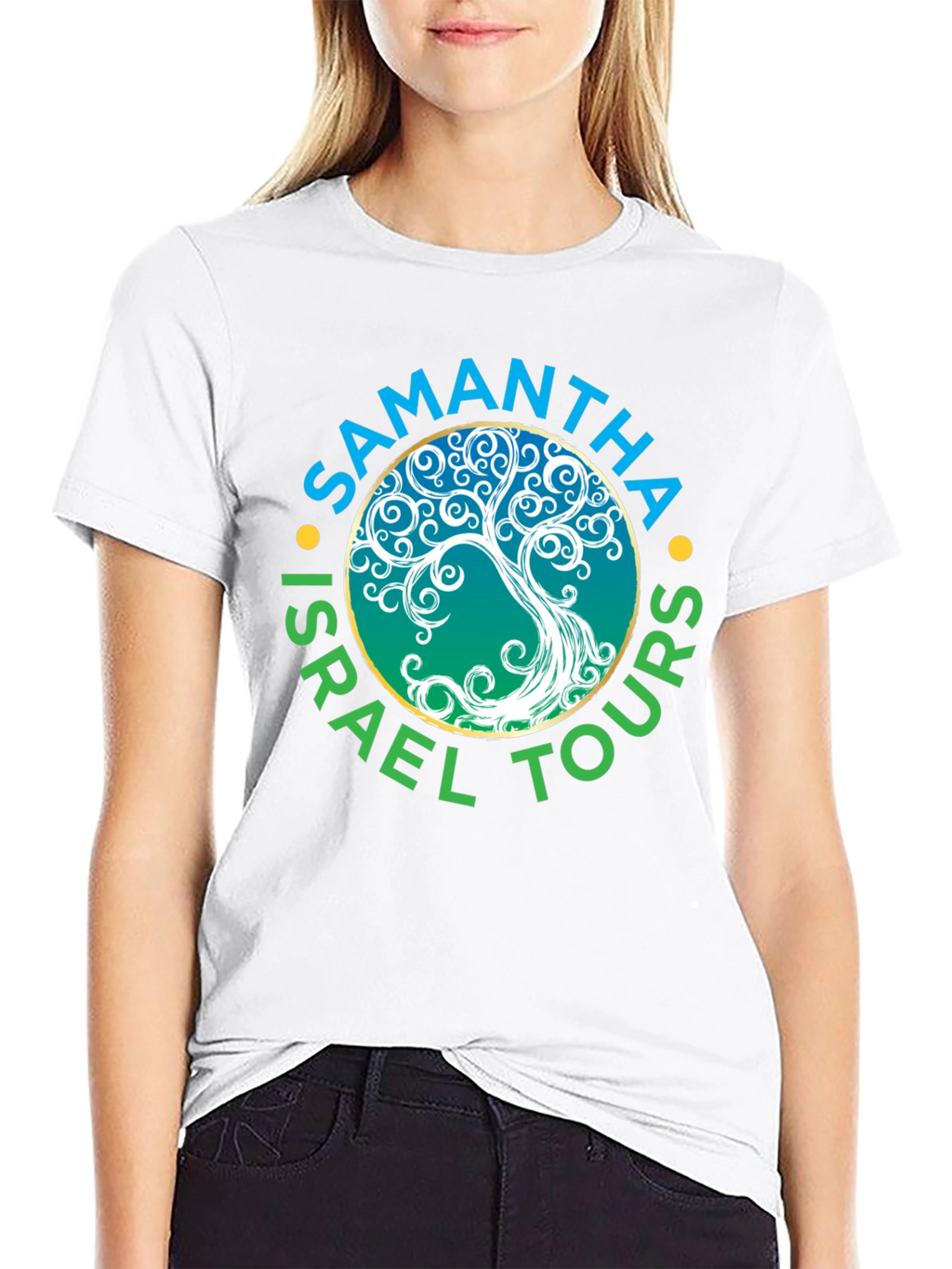 Samantha Israel Tours Black T-Shirt