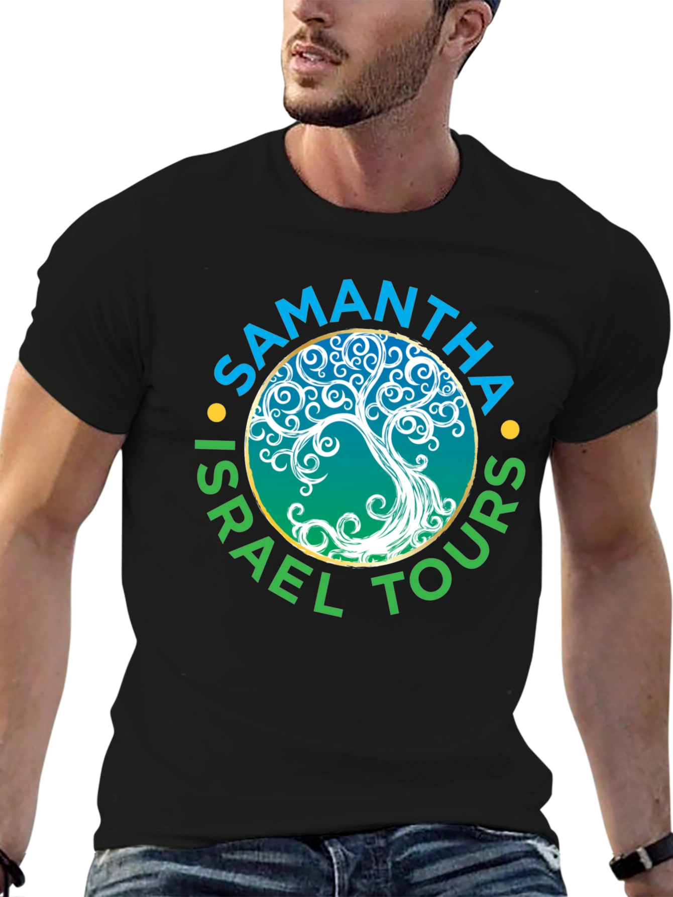 Samantha Israel Tours Black T-Shirt