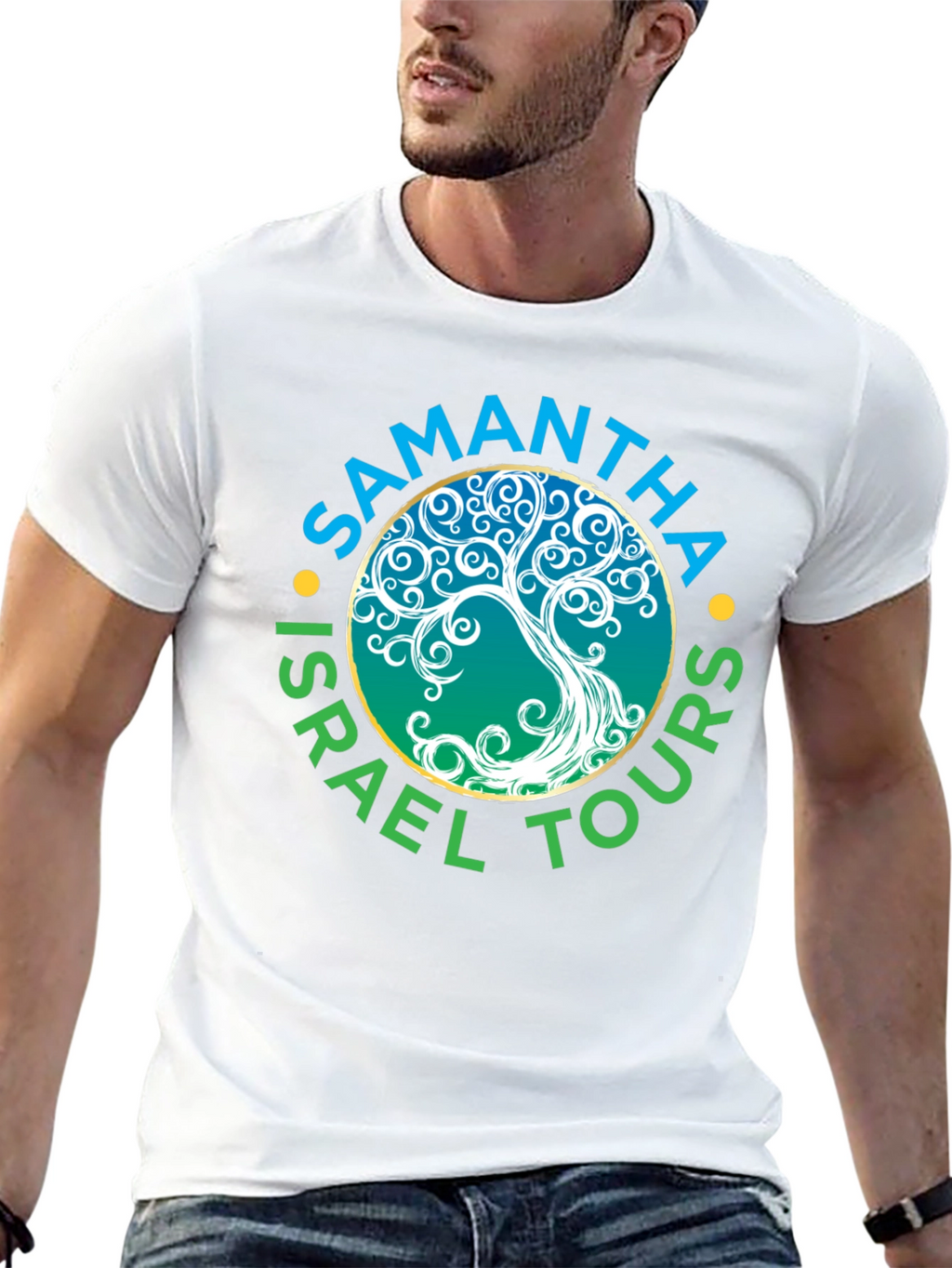 Samantha Israel Tours Black T-Shirt
