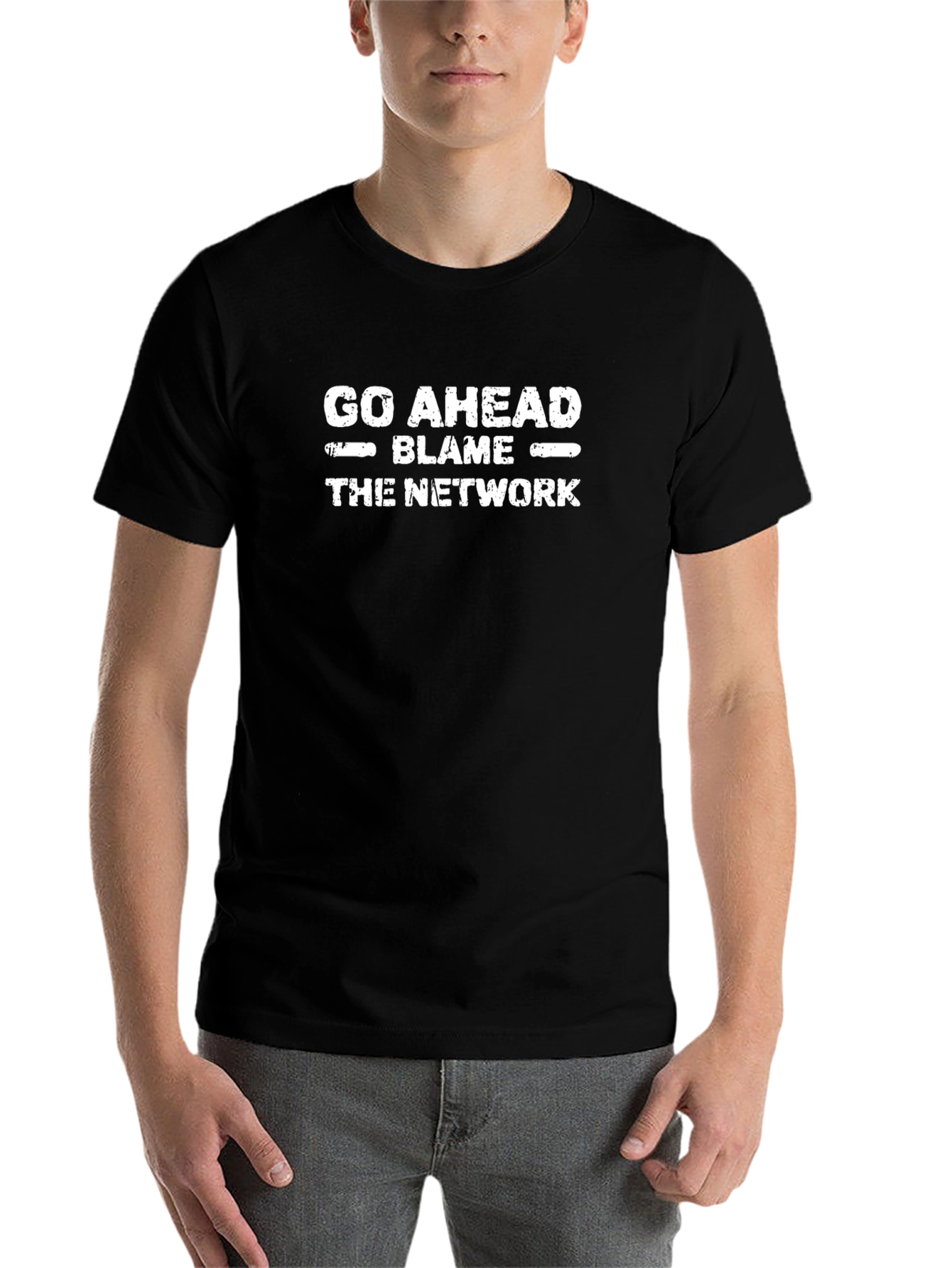 Go Ahead Blame the Network Funny T-Shirt