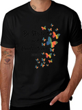 Be Strong & Courageous Butterfly Graphic Tee