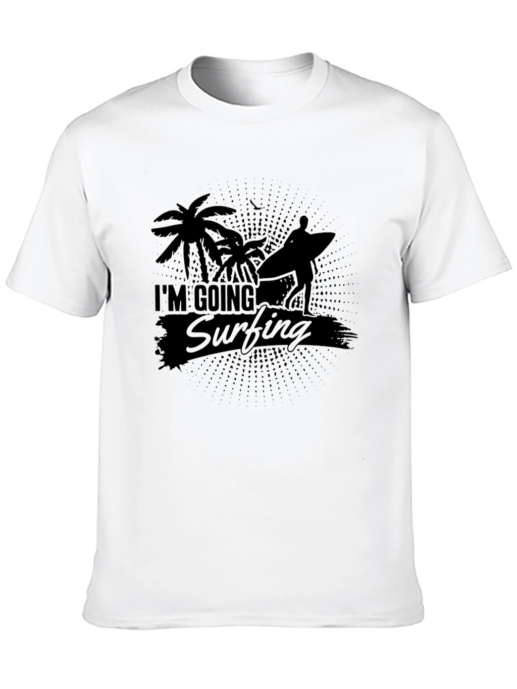 Mens Im Going Surfing Graphic Tee