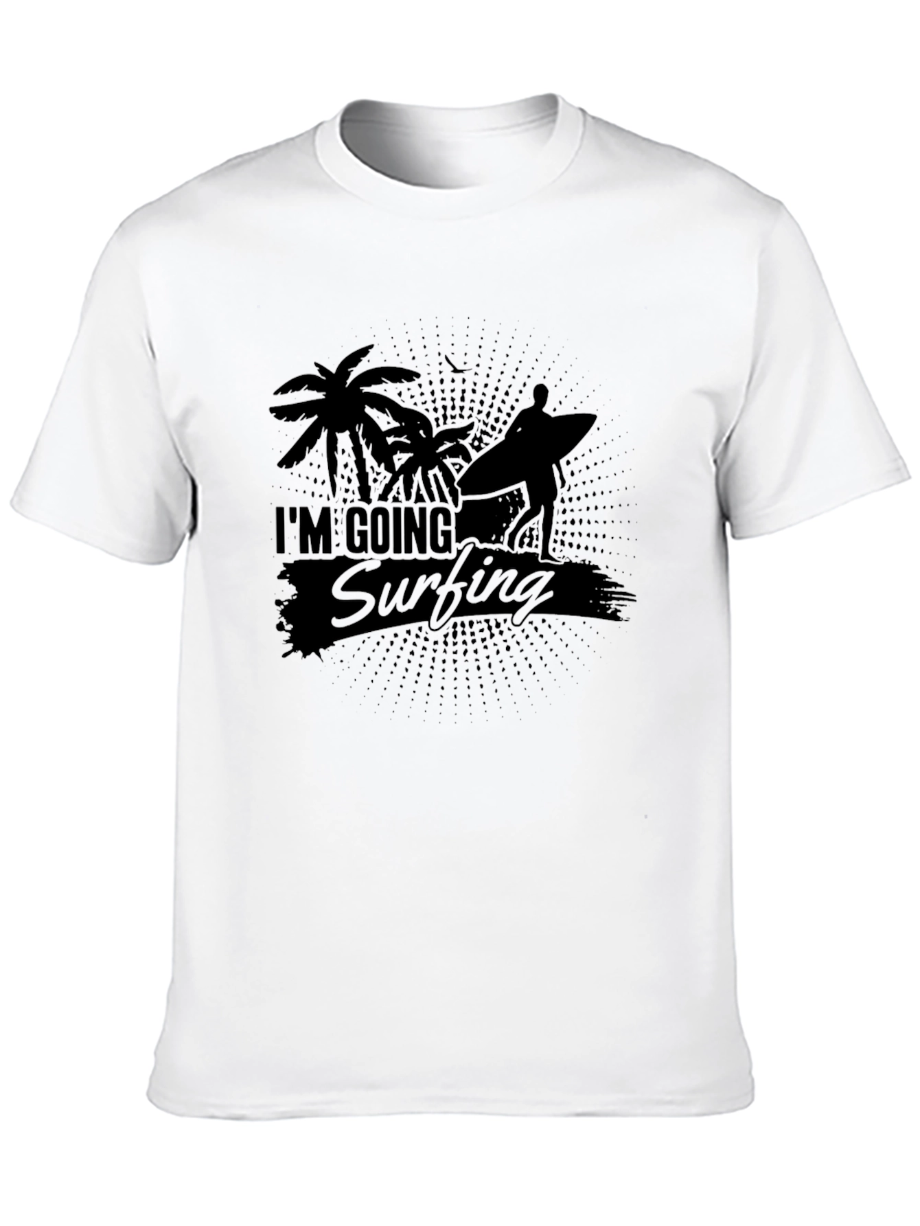 Mens Im Going Surfing Graphic Tee