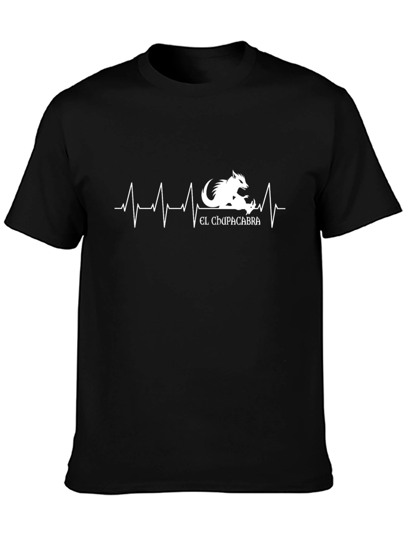 El Chupacabra Pulse Black T-Shirt