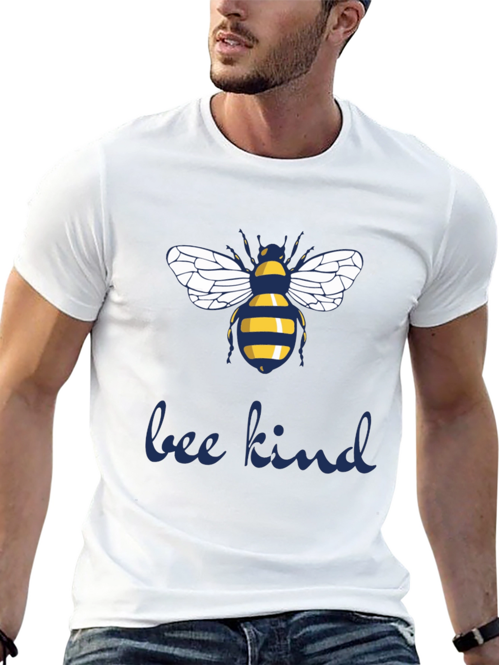 Bee Kind T-Shirt - Black Graphic Tee