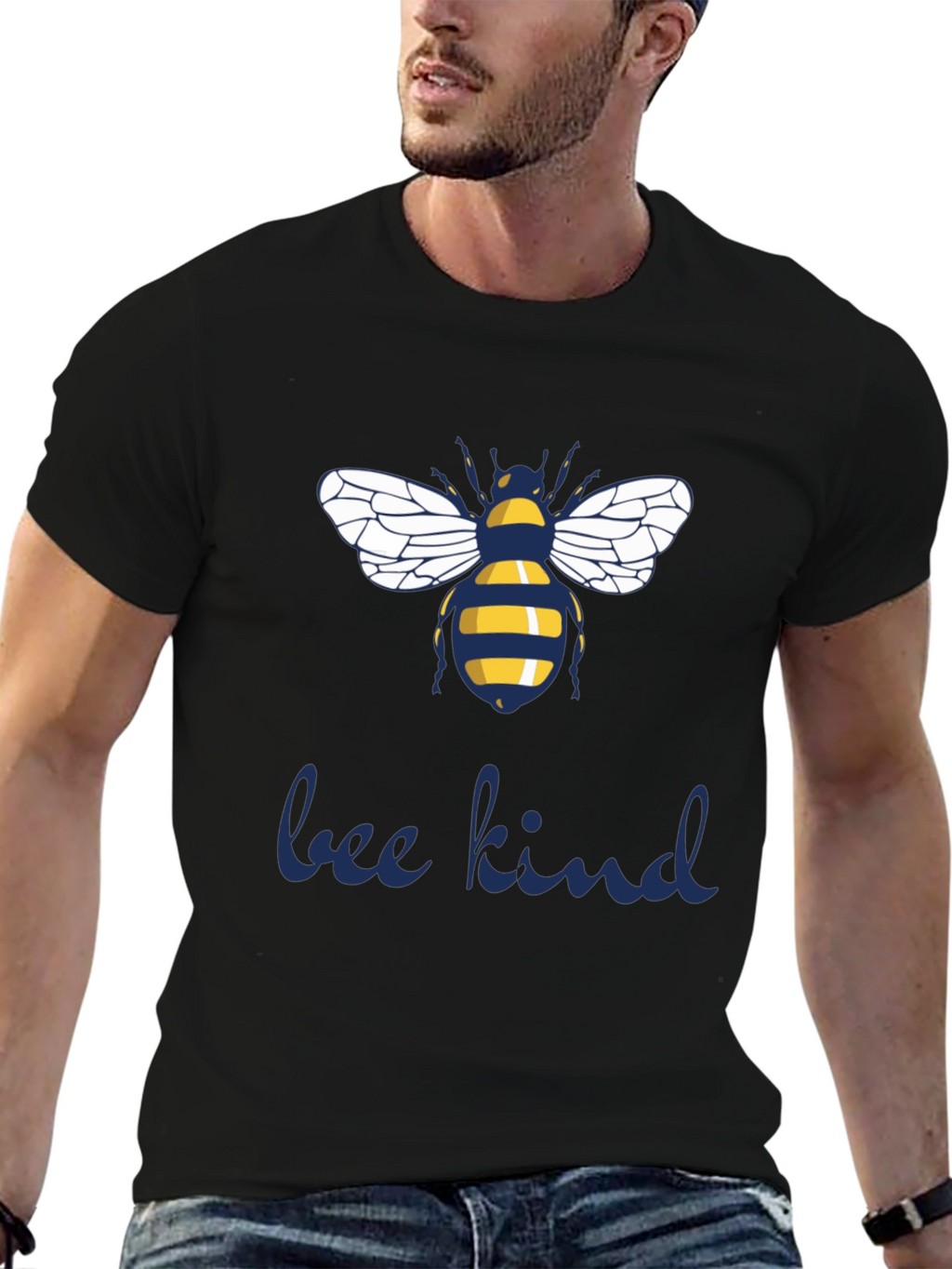 Bee Kind T-Shirt - Black Graphic Tee