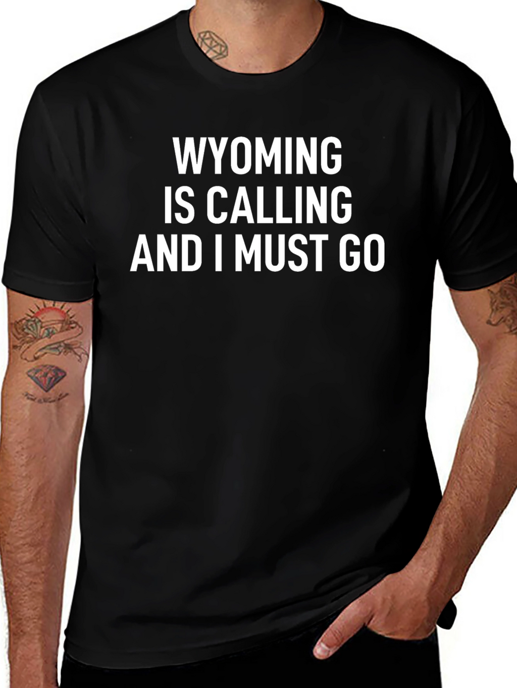Wyoming is Calling Graphic T-Shirt