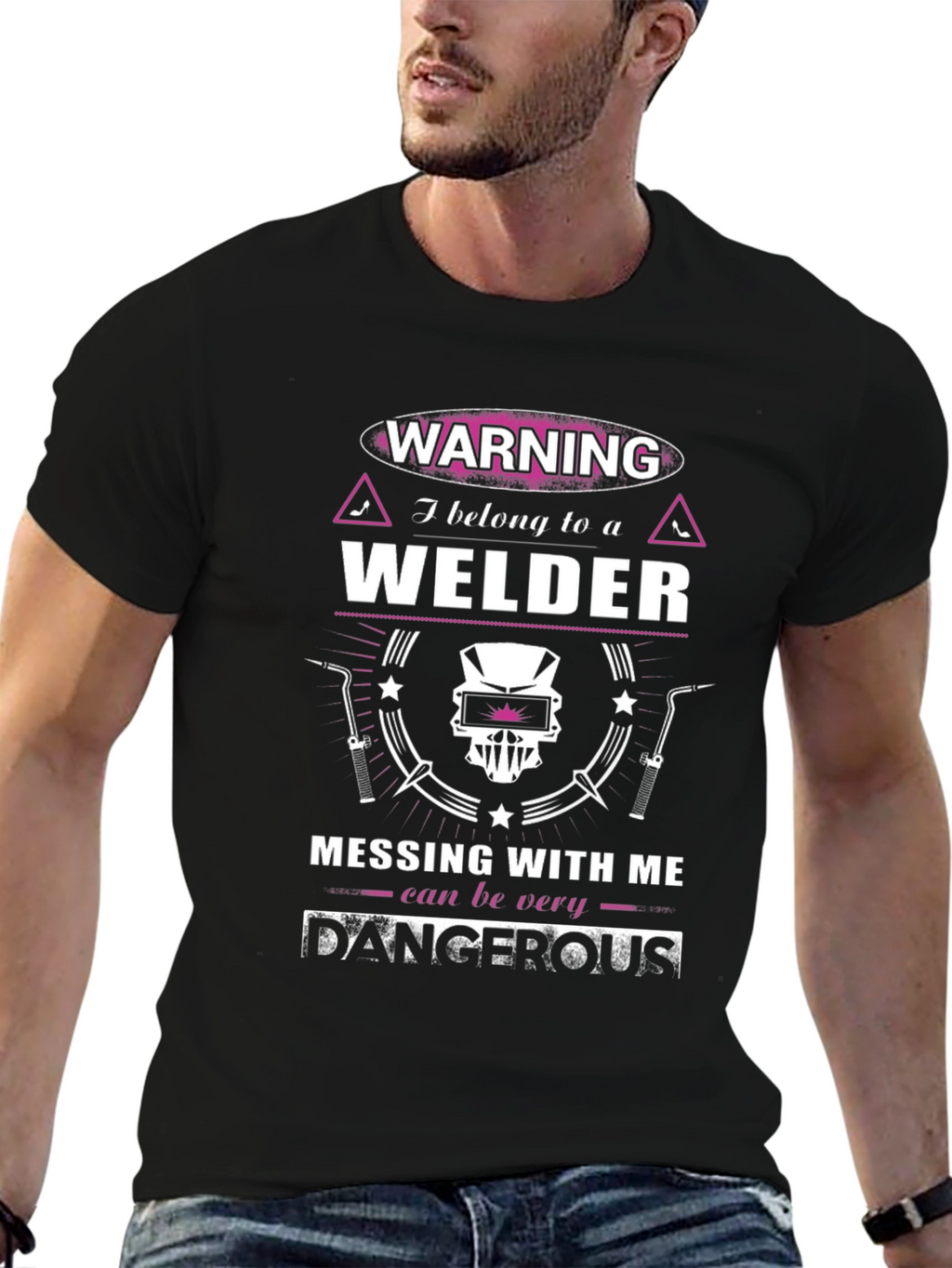 Warning Welder T-Shirt -  Welders Partner