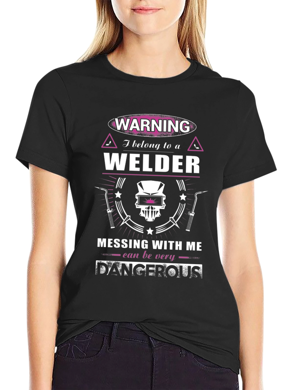 Warning Welder T-Shirt -  Welders Partner