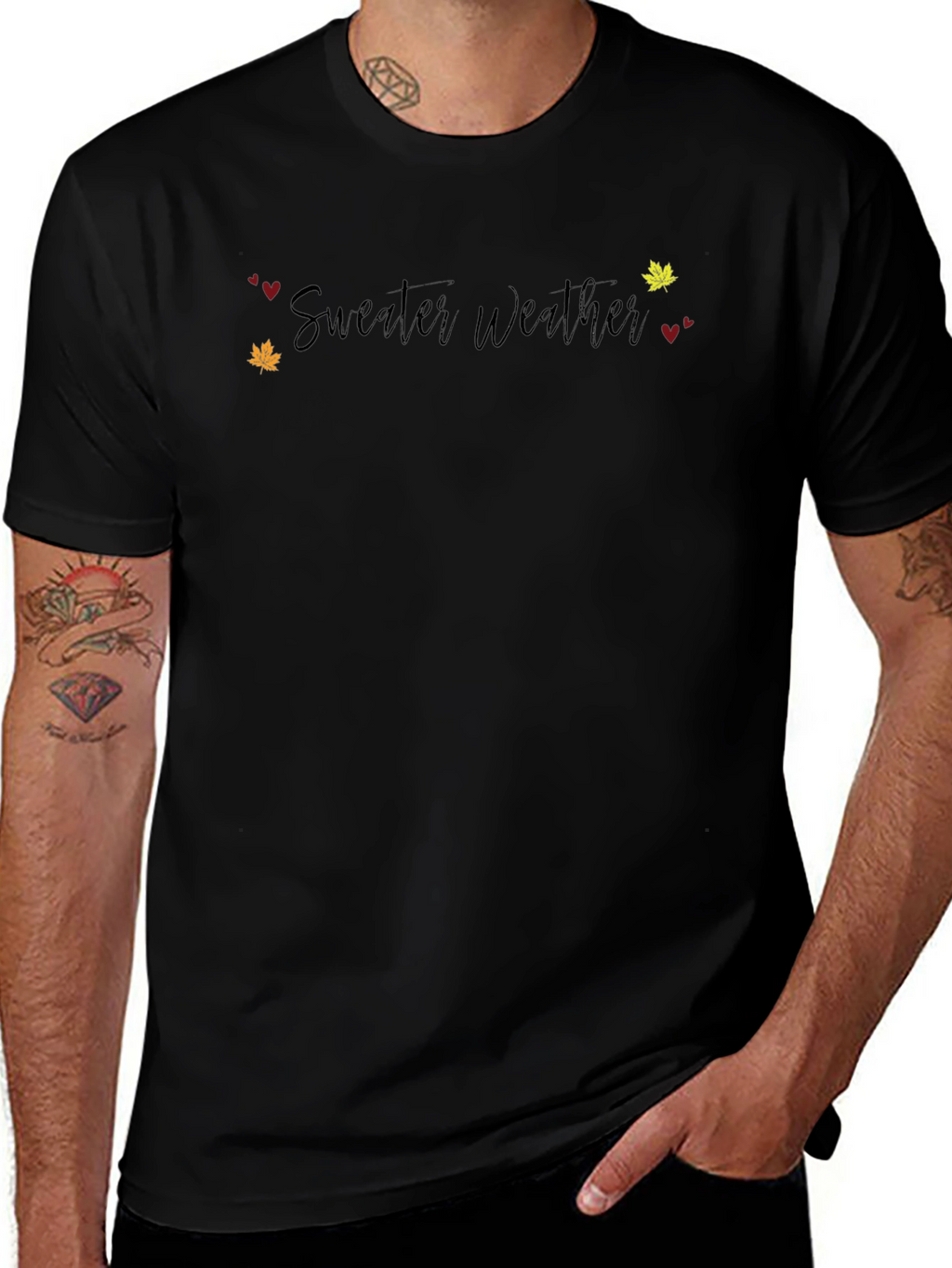 Sweater Weather Graphic Tee - Cozy Autumn Style
