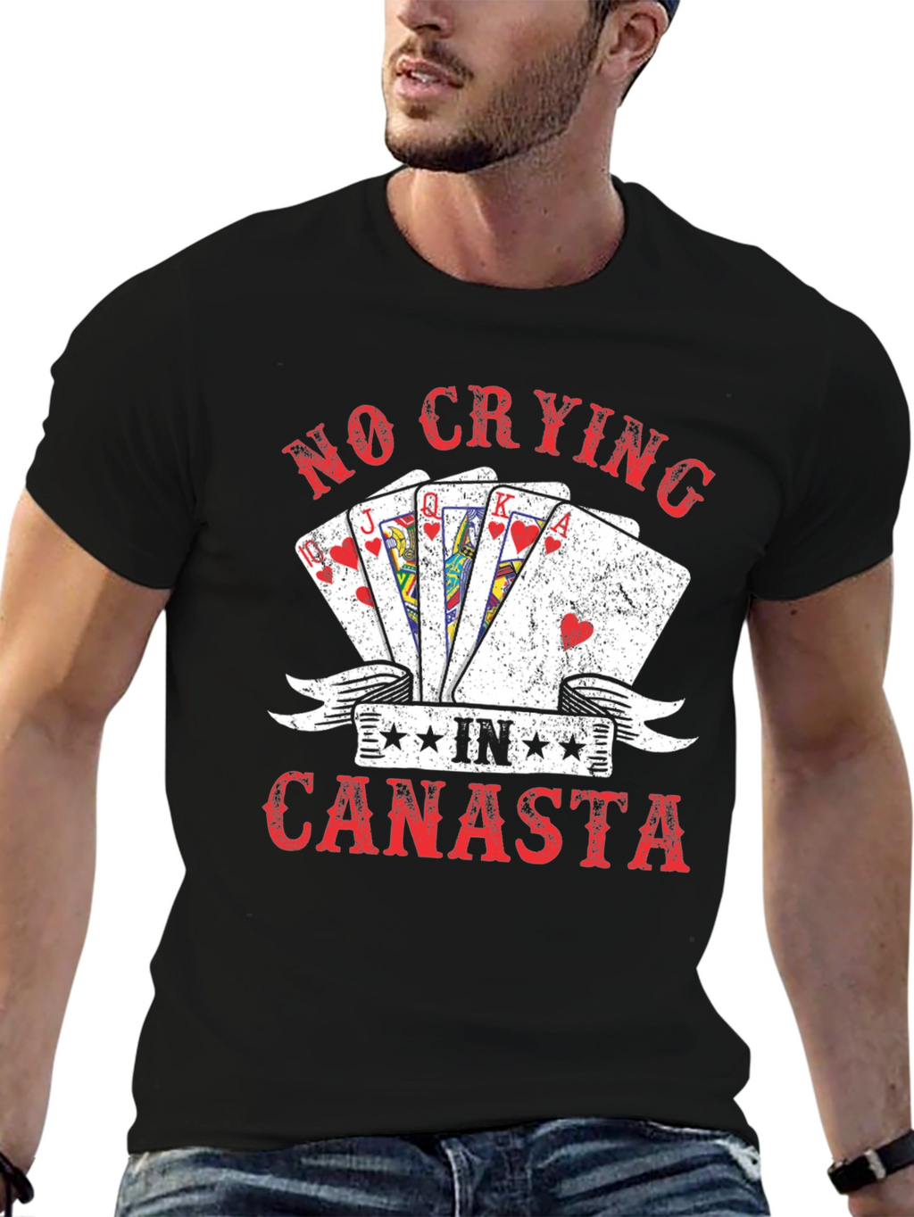 No Crying in Canasta T-Shirt Card Game Graphic Tee