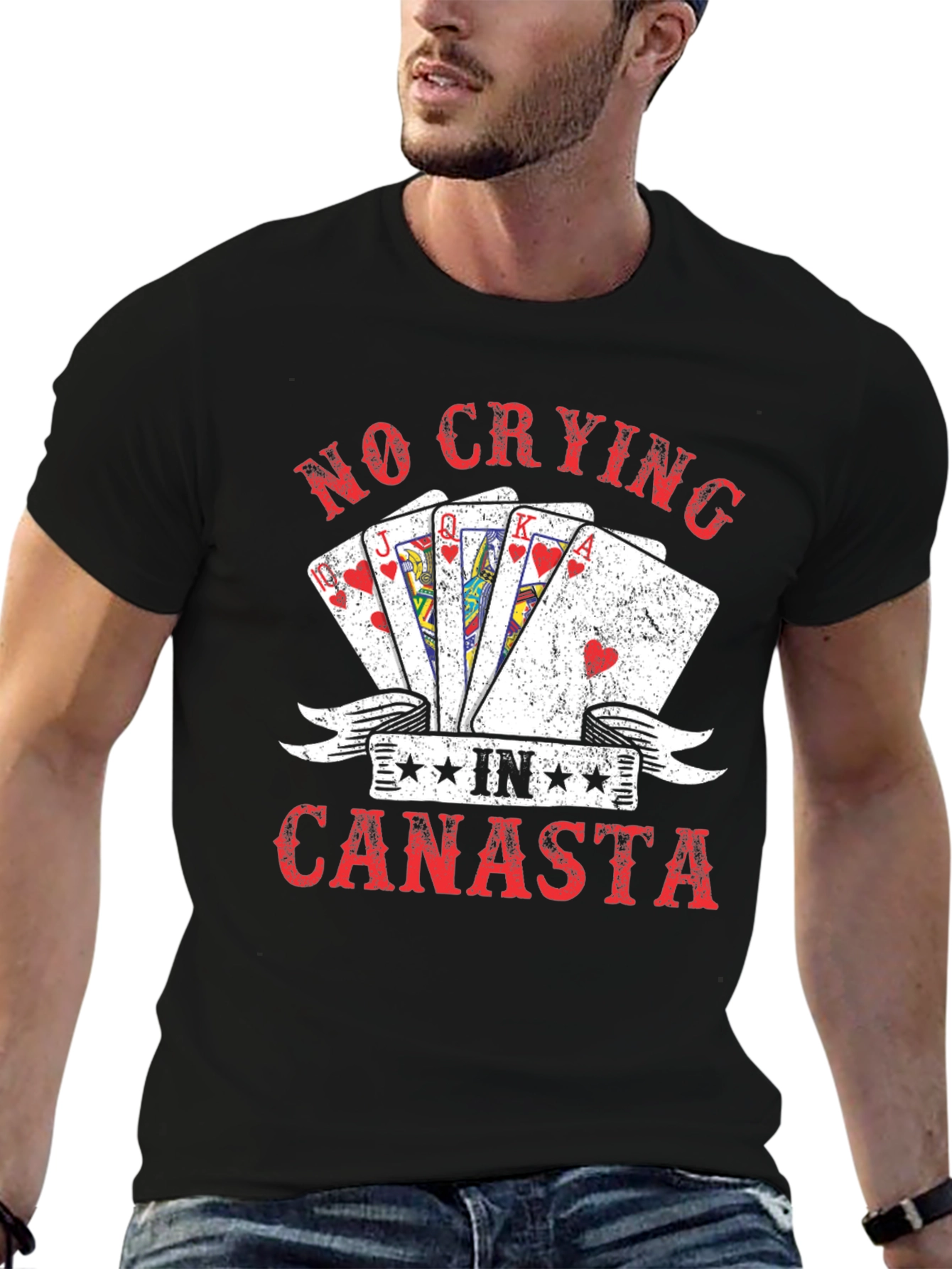 No Crying in Canasta T-Shirt Card Game Graphic Tee