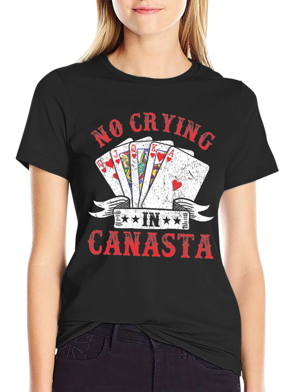 No Crying in Canasta T-Shirt Card Game Graphic Tee
