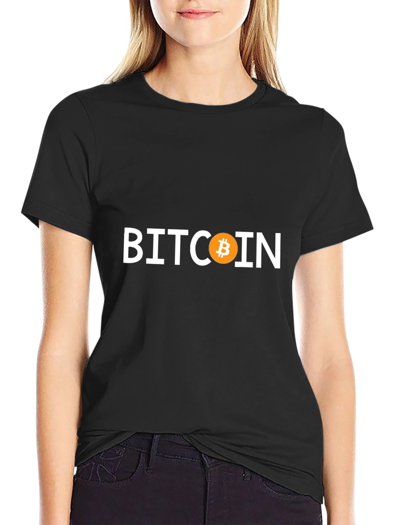 Bitcoin T-Shirt - Crypto Fan Apparel - Black Tee