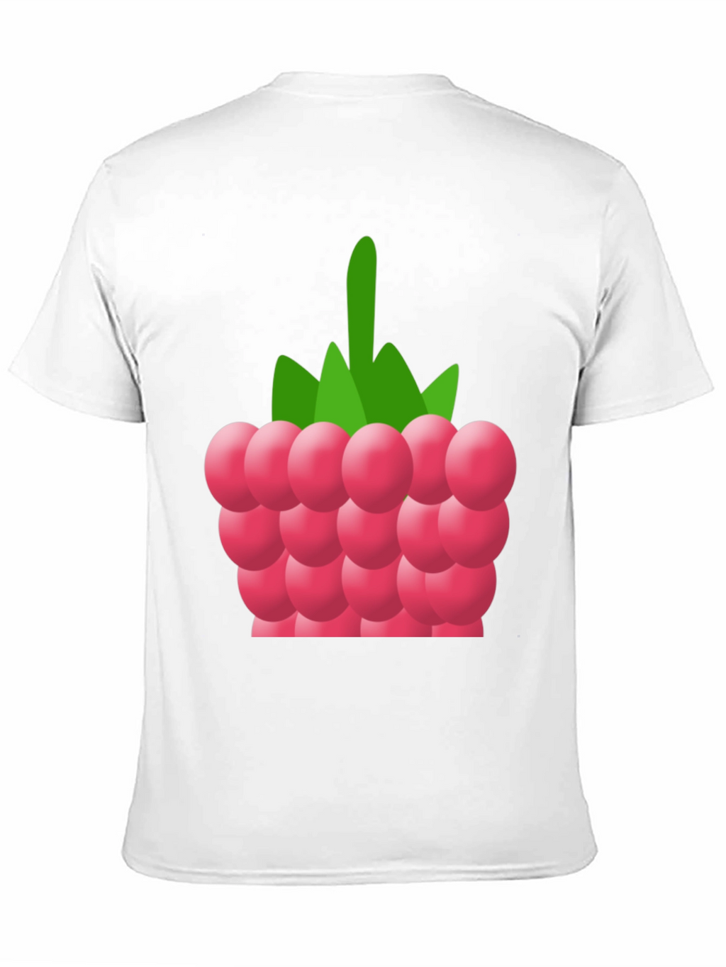 Raspberry Graphic Tee - Soft Cotton Blend