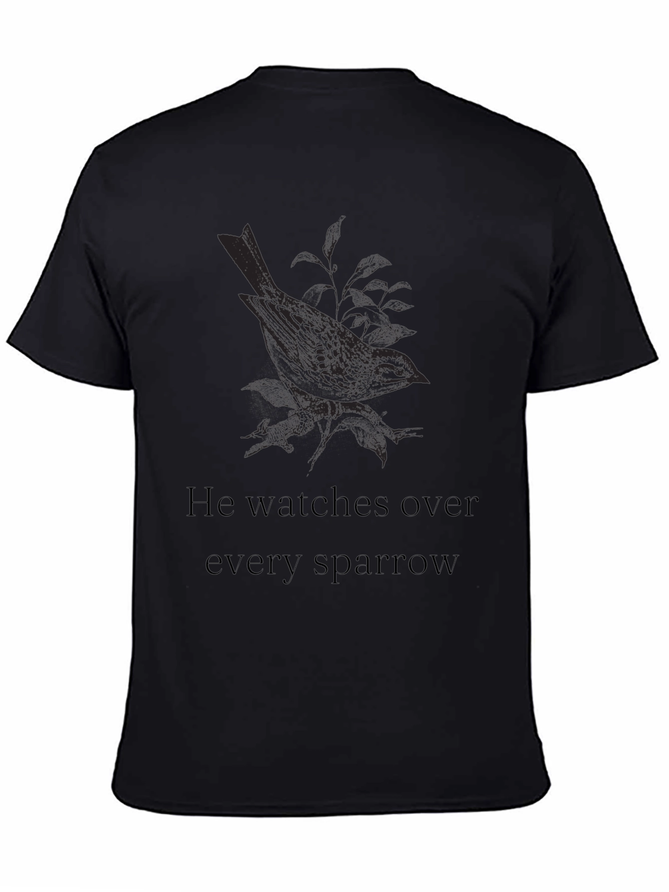 Sparrow Graphic Tee - He Watches Over