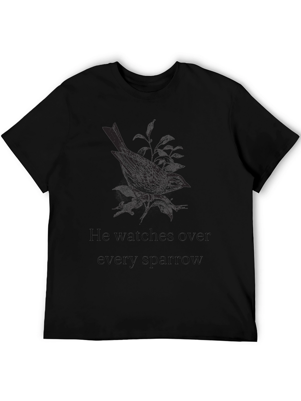 Sparrow Graphic Tee - He Watches Over