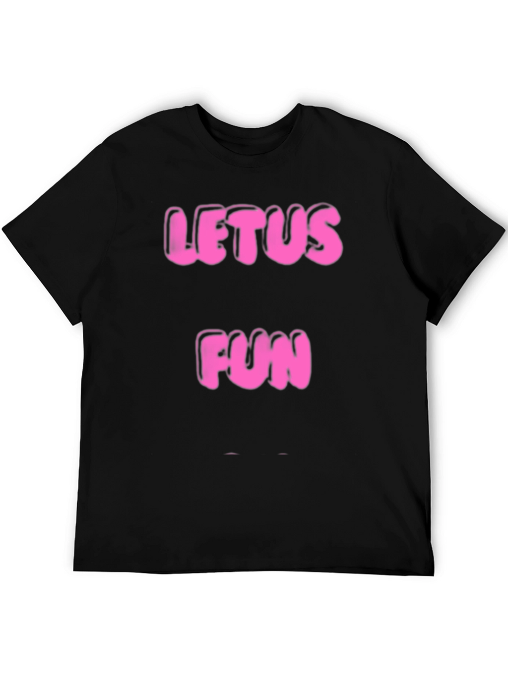 Let Us Fun Black T-Shirt