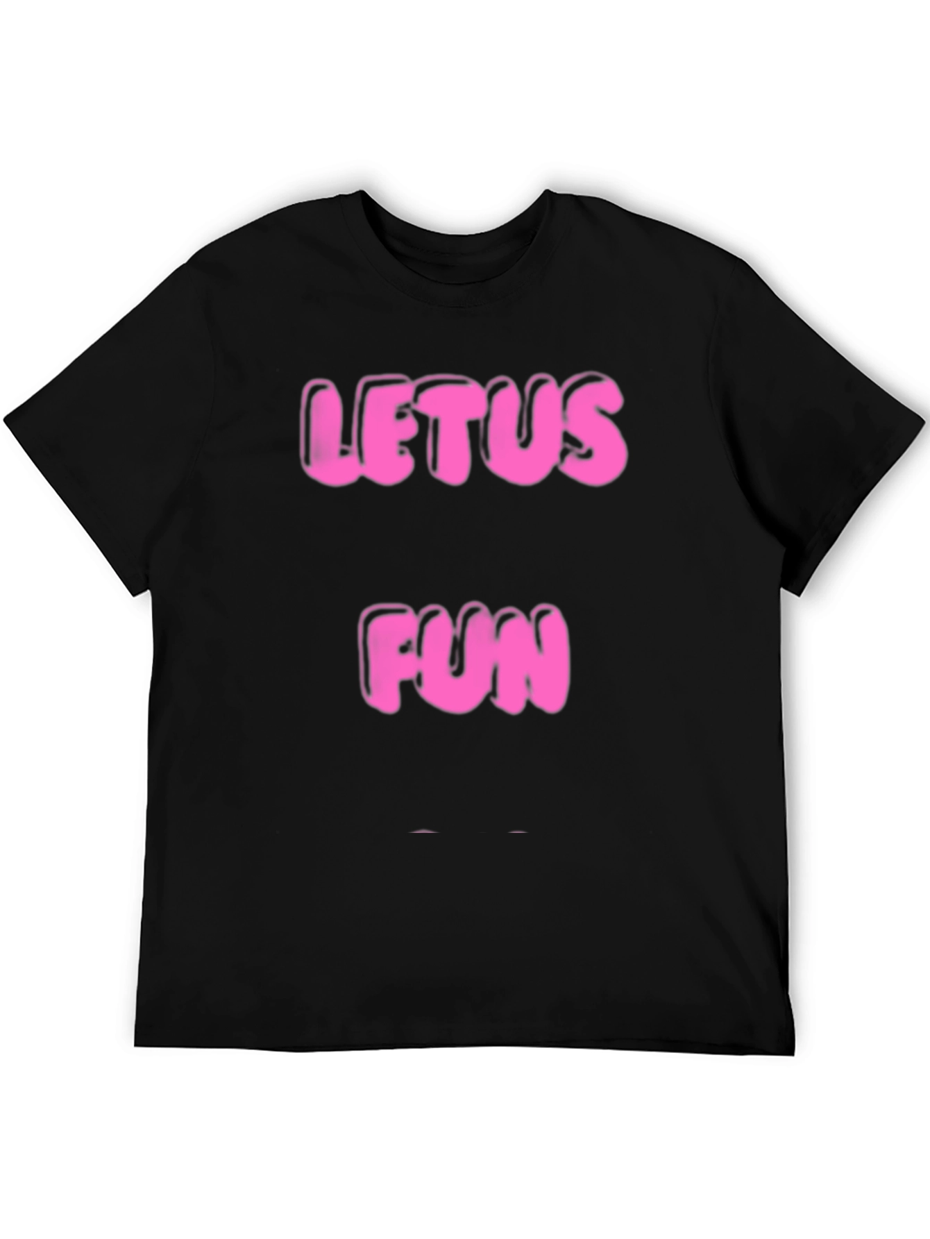 Let Us Fun Black T-Shirt