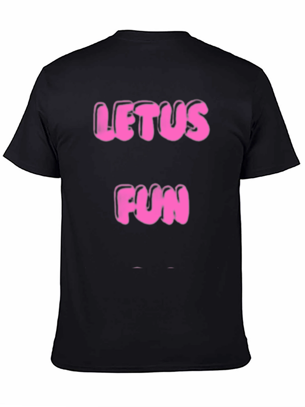 Let Us Fun Black T-Shirt