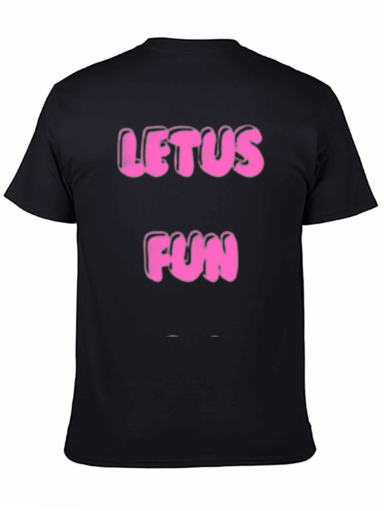 Let Us Fun Black T-Shirt