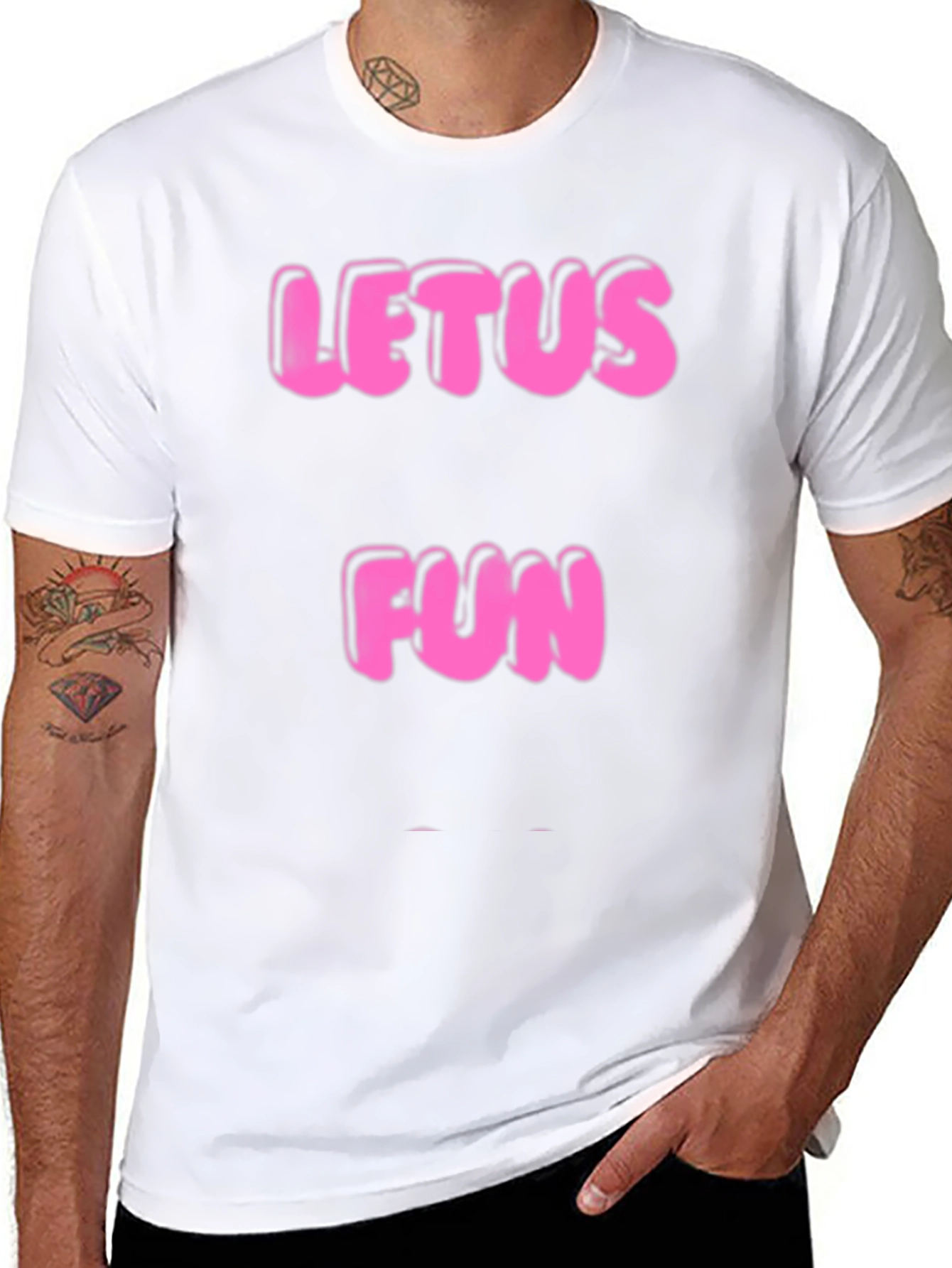 Let Us Fun Black T-Shirt