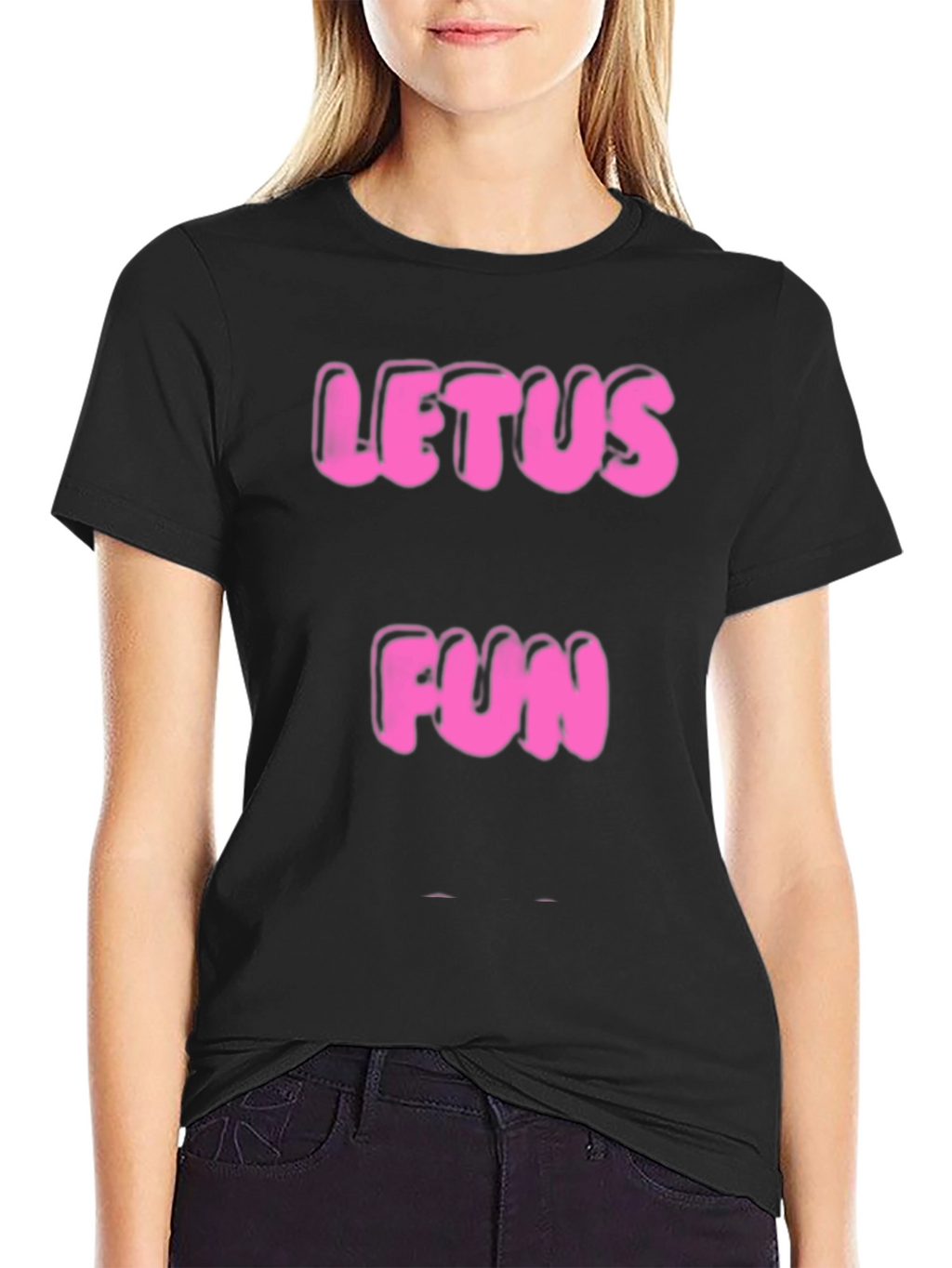 Let Us Fun Black T-Shirt