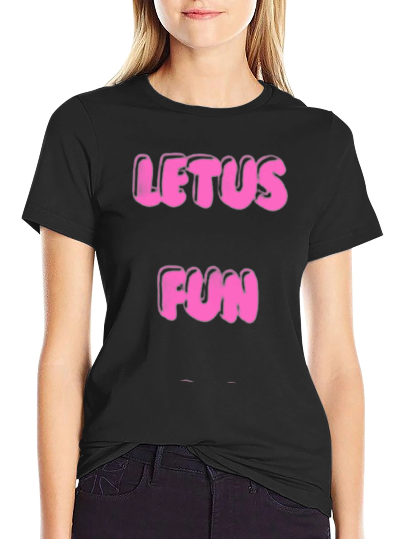Let Us Fun Black T-Shirt