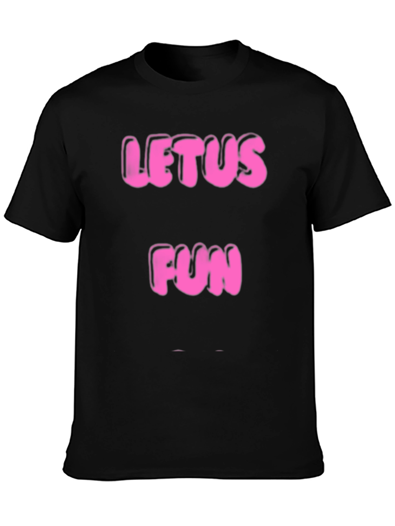 Let Us Fun Black T-Shirt