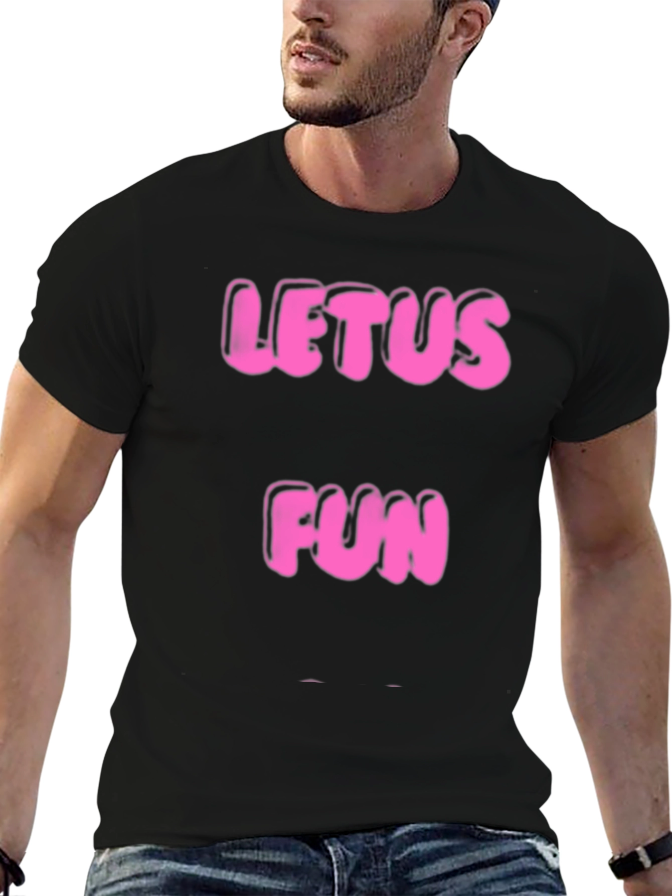 Let Us Fun Black T-Shirt