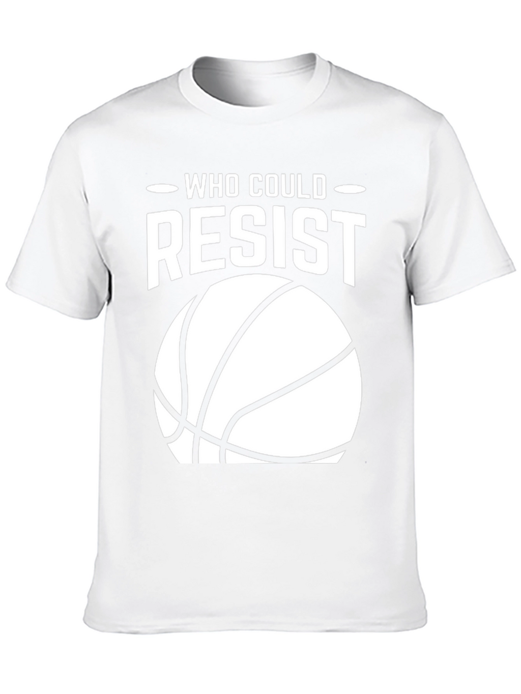 Who Could Resist Basketball T-Shirt - Black