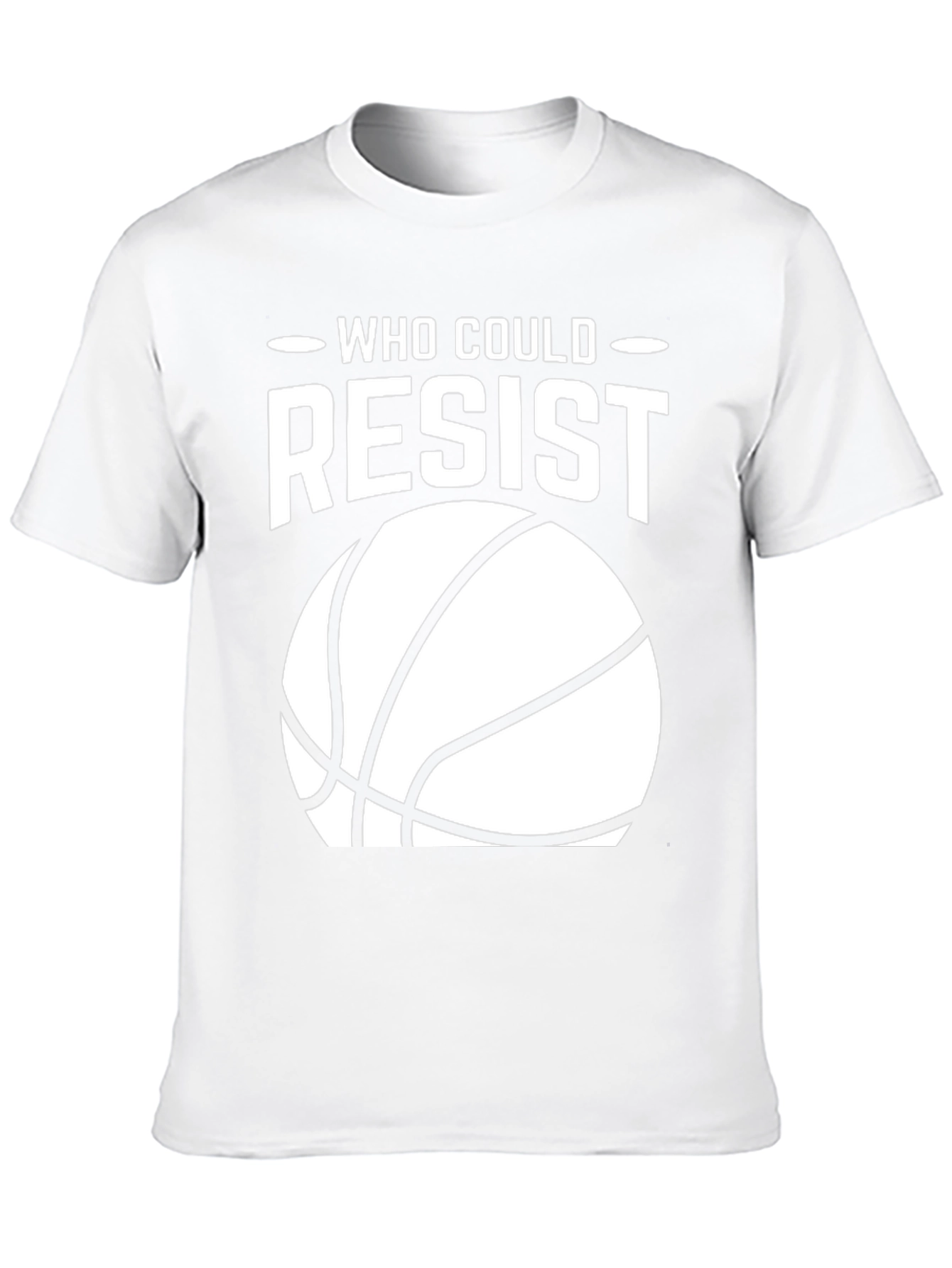 Who Could Resist Basketball T-Shirt - Black