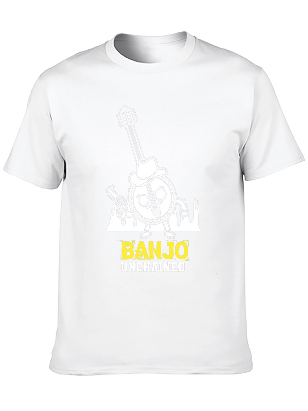 Banjo Unchained T-Shirt - Cool Graphic Tee
