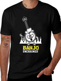 Banjo Unchained T-Shirt - Cool Graphic Tee