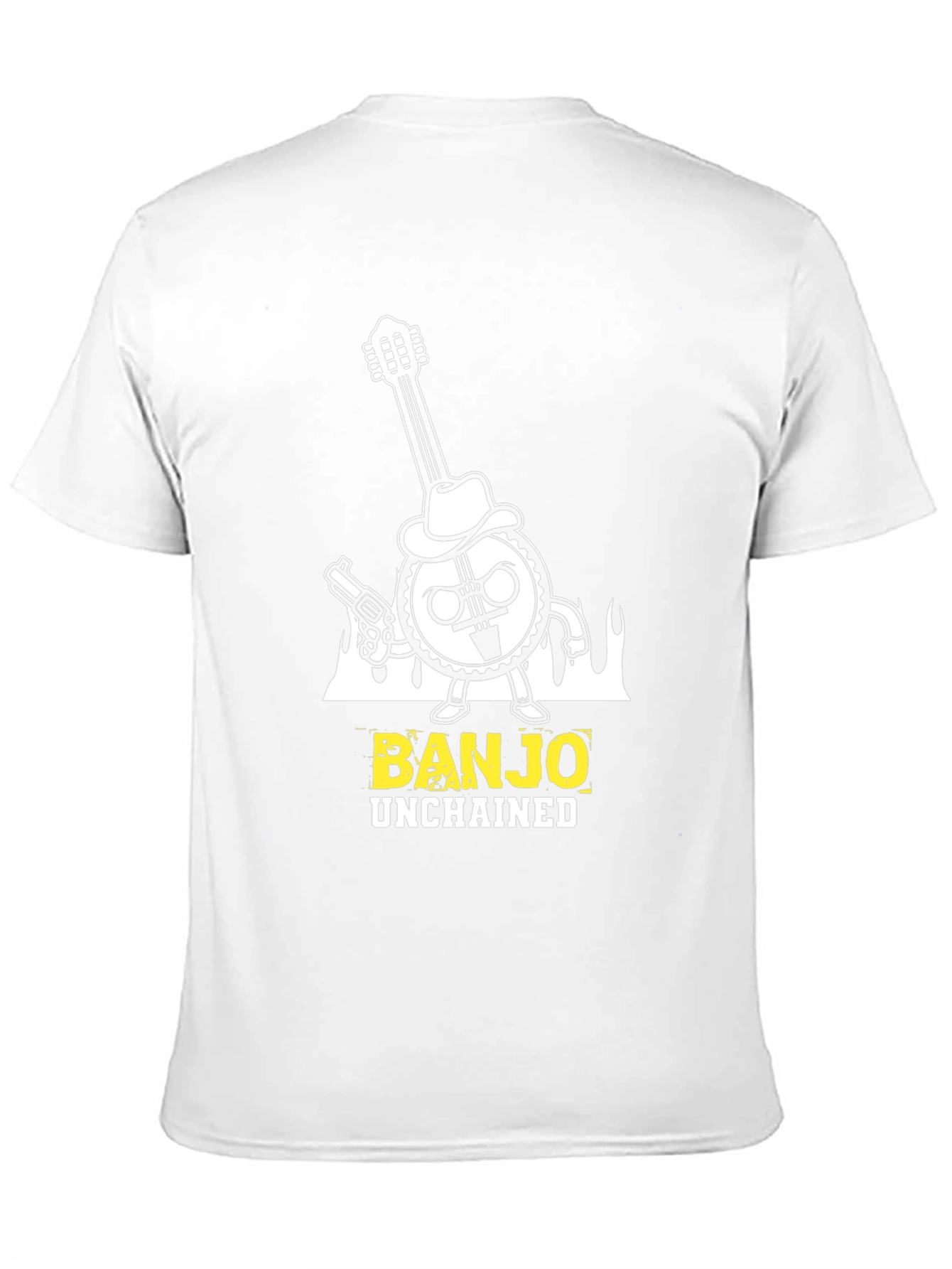 Banjo Unchained T-Shirt - Cool Graphic Tee