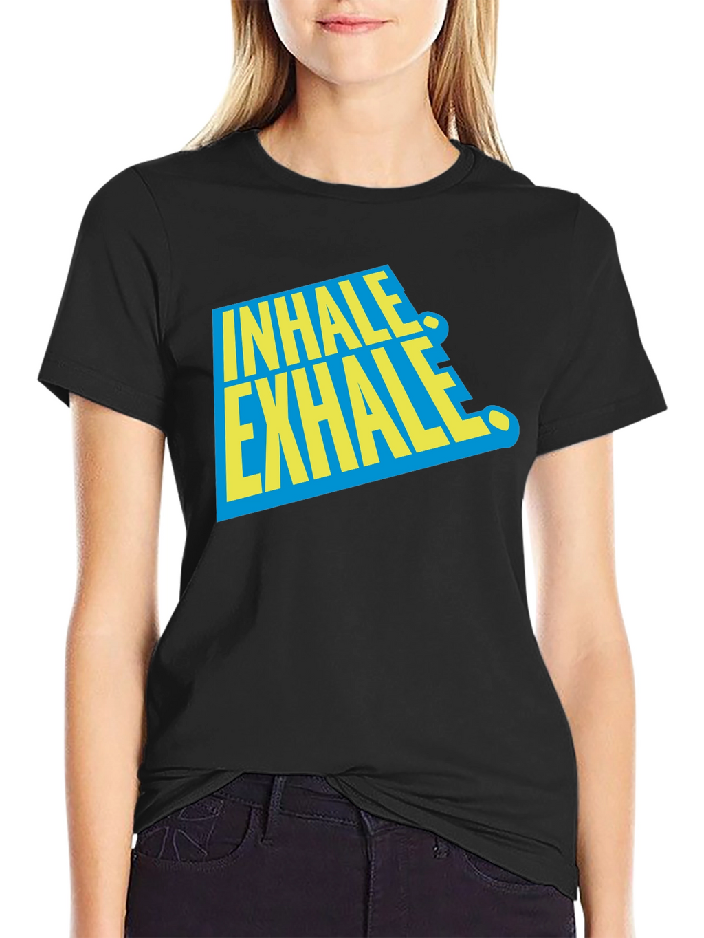 Inhale Exhale Graphic Tee - Relax & Breathe