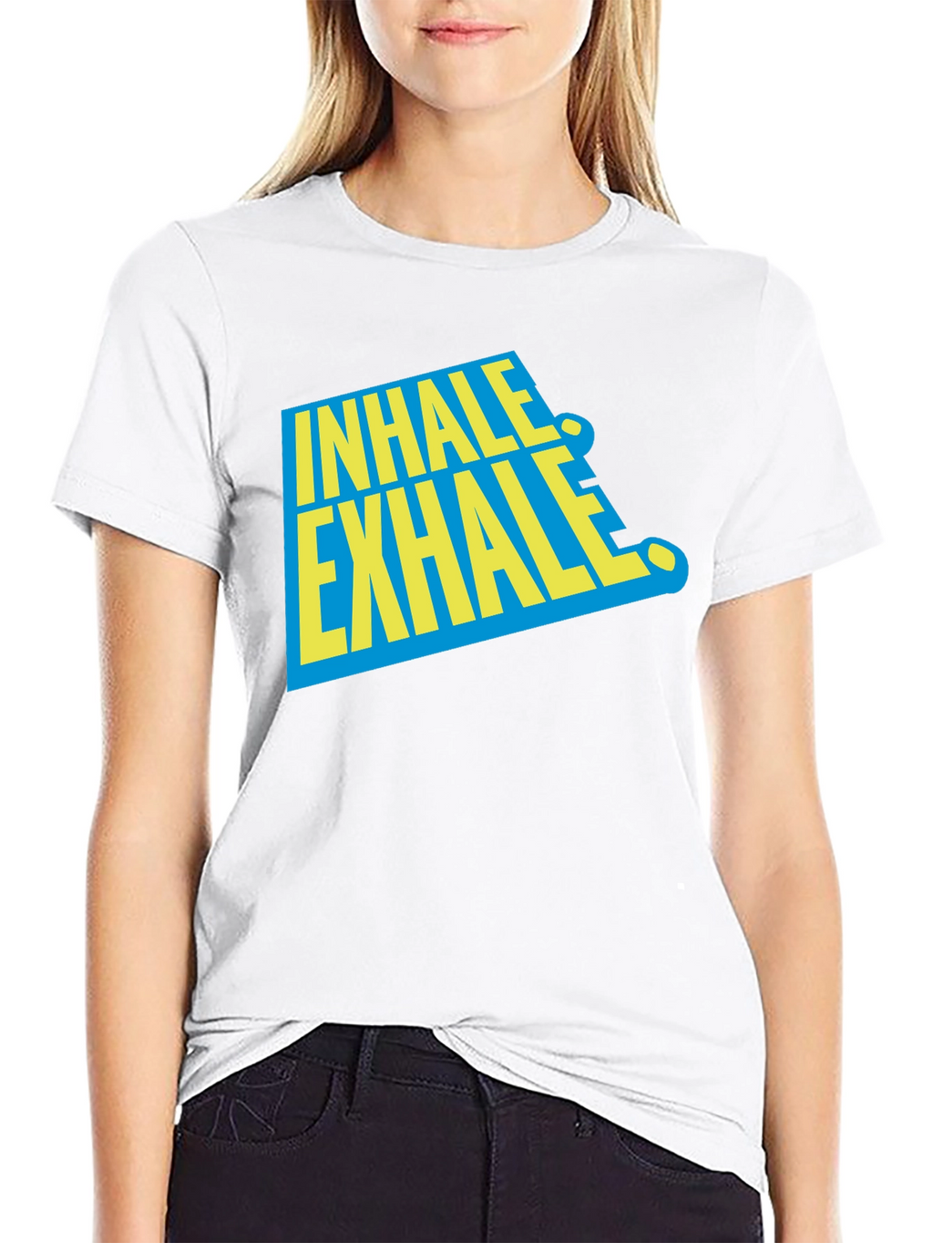 Inhale Exhale Graphic Tee - Relax & Breathe
