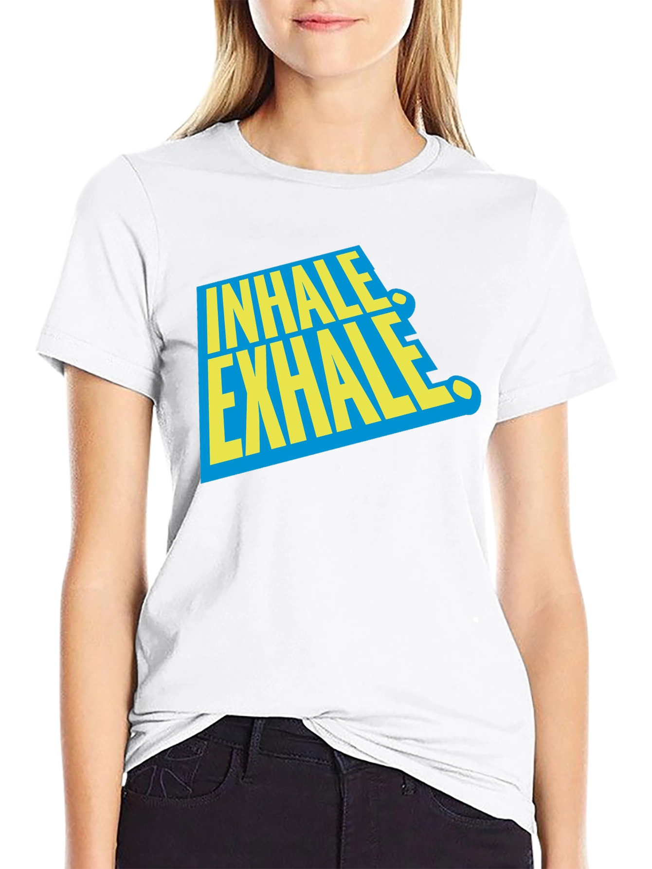 Inhale Exhale Graphic Tee - Relax & Breathe