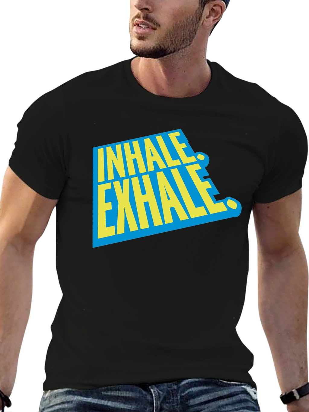 Inhale Exhale Graphic Tee - Relax & Breathe