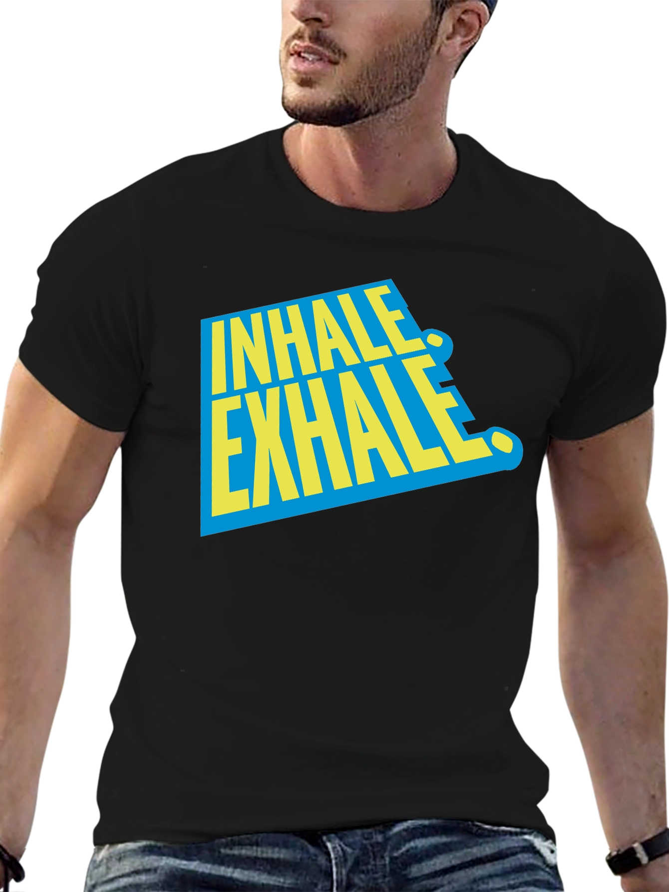 Inhale Exhale Graphic Tee - Relax & Breathe