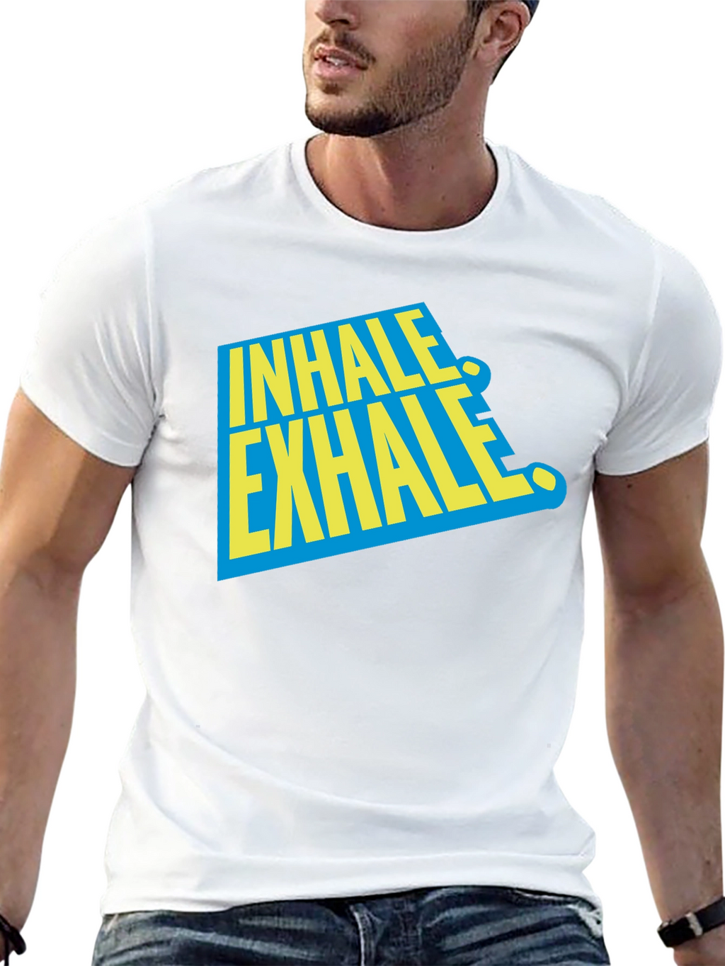 Inhale Exhale Graphic Tee - Relax & Breathe