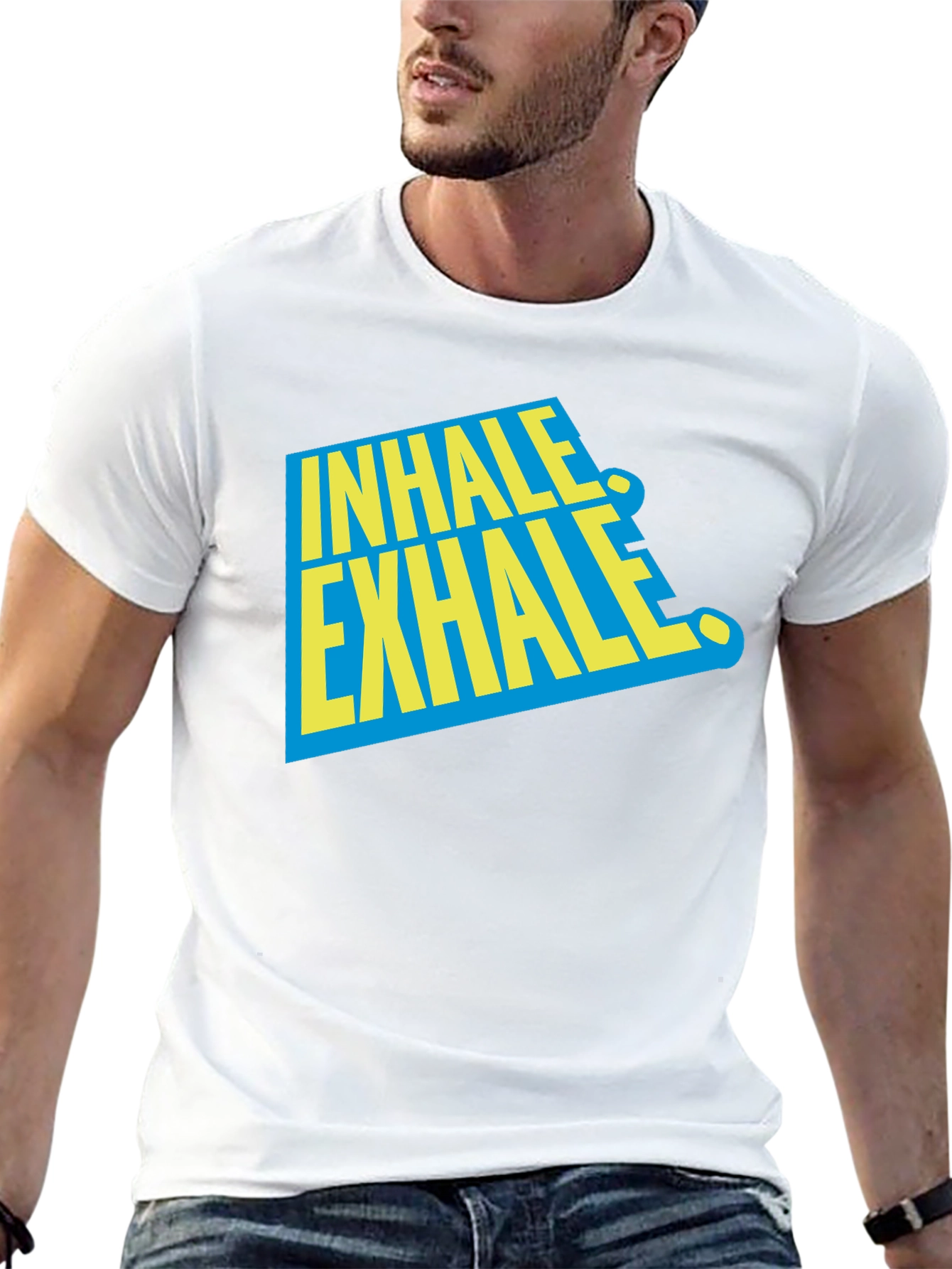 Inhale Exhale Graphic Tee - Relax & Breathe