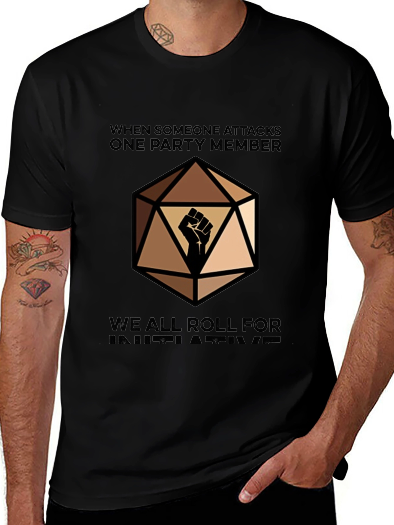 D&D Initiative T-Shirt - Roleplay Unite!